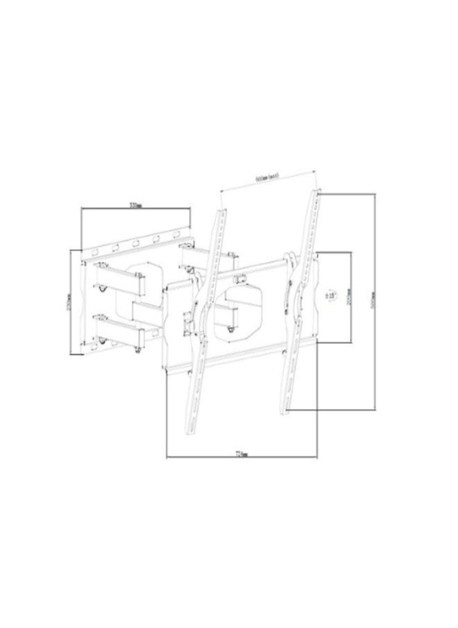 Skilltech Swivel TV Wall Mount Bracket Black  For LCD TV Black 32 to 70 inch  - Image 2
