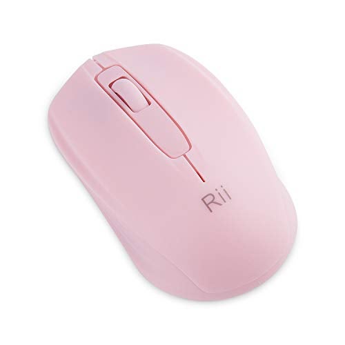Rii Wireless Mouse,2.4G Portable Computer Mice for PC, Laptop, Windows,Office Included Wireless USB dongle (Pink) - Image 4