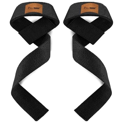 Protoner Weight Lifting Straps, Wrist Support for Gym, 2-Piece - Image 1