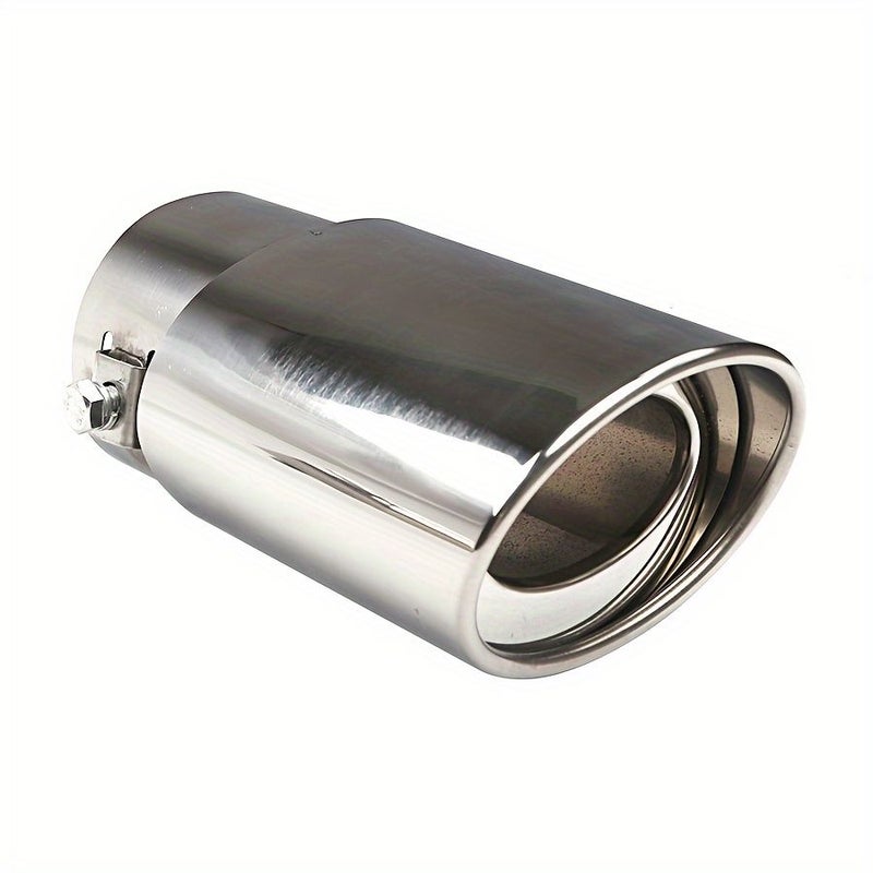 High Performance Stainless Steel Car Exhaust Tailpipe Black Curved Stylish Heat Resistant Easy Installation Vehicle Accessory Upgrade Modifcation - Image 3
