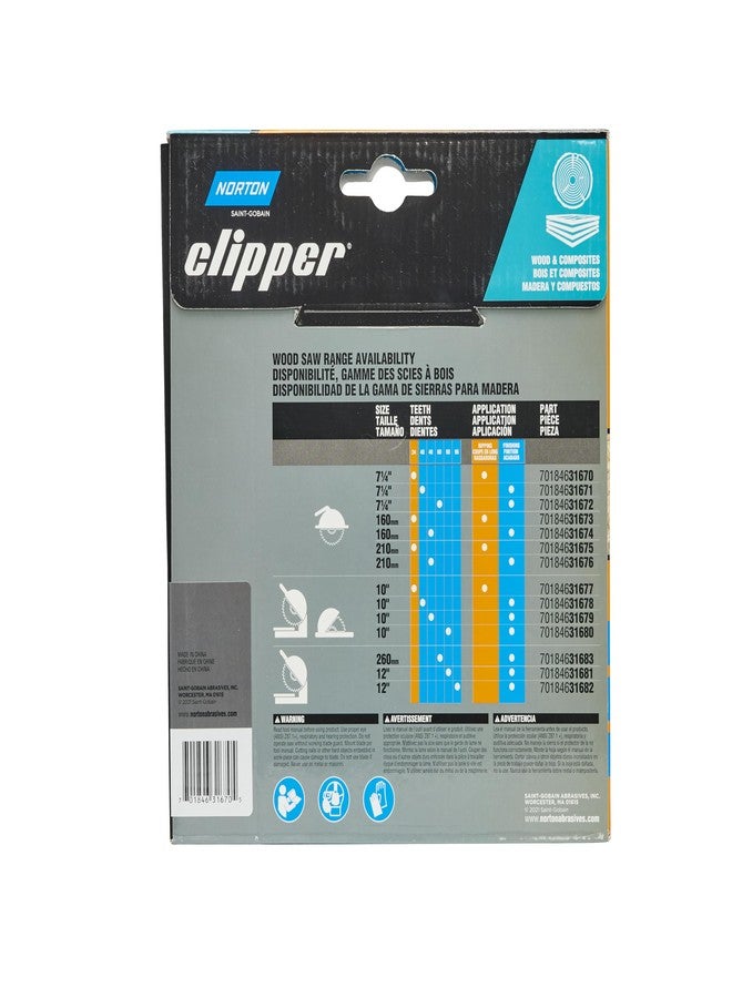 Norton Clipper Circular Saw Blade, 7-1/4 x 5/8 Inch 24 Tooth, for Wood Cutting - Image 4