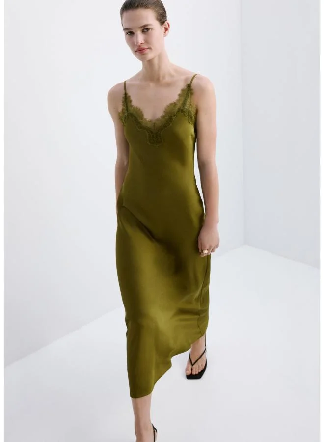 Satin camisole dress