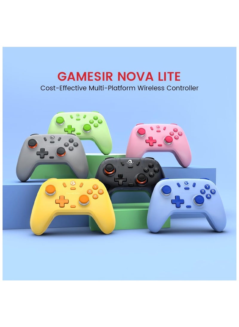 Generic - GameSir Nova Lite 2.4g Wireless Controller for Windows PC, iPhone, Android, Switch & Steam Deck, Bluetooth Controller Gamepad with Hall Effect Trigger,Turbo,Rumble Vibration (grey) - Image 1