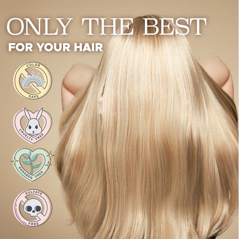 L LUSETA Luseta Manuka Honey Shampoo Moisturizing for Dry Damaged Hair Hydrating Formula Repairs Frizz, Adds Shine for Dull Hair 33.8oz - Image 3