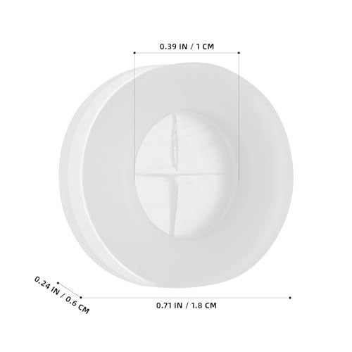 PACKOVE Silicone Straw Hole Plugs Mason Jar Lids Airlock Grommet Fermenter Lid Grommet For Mason Jars Straws Airlock Beer Wine Bucket 20PCS - Image 2