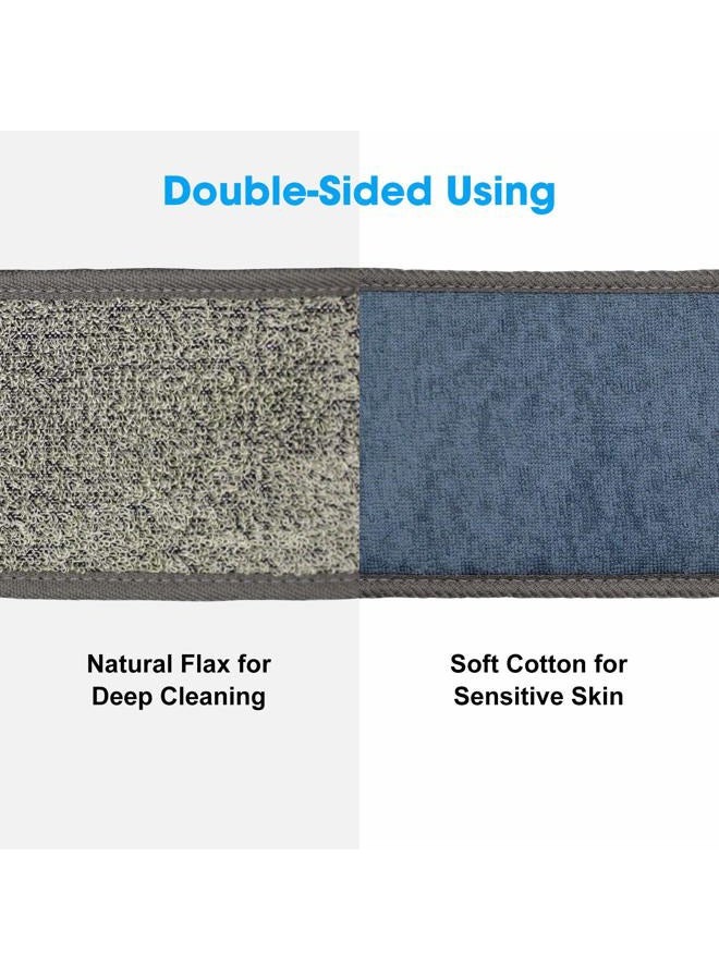 METLUCK Loofah Back Scrubber, 50 Inch Extra Long Natural Flax Exfoliating Back Scrubber for Shower for Men Women, Deep Clean & Invigorate Your Skin - Image 4
