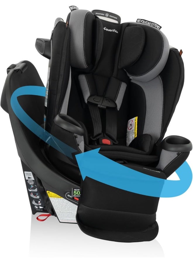 Evenflo Revolve360 Extend All-in-One Rotational Car Seat with Quick Clean Cover - Image 1
