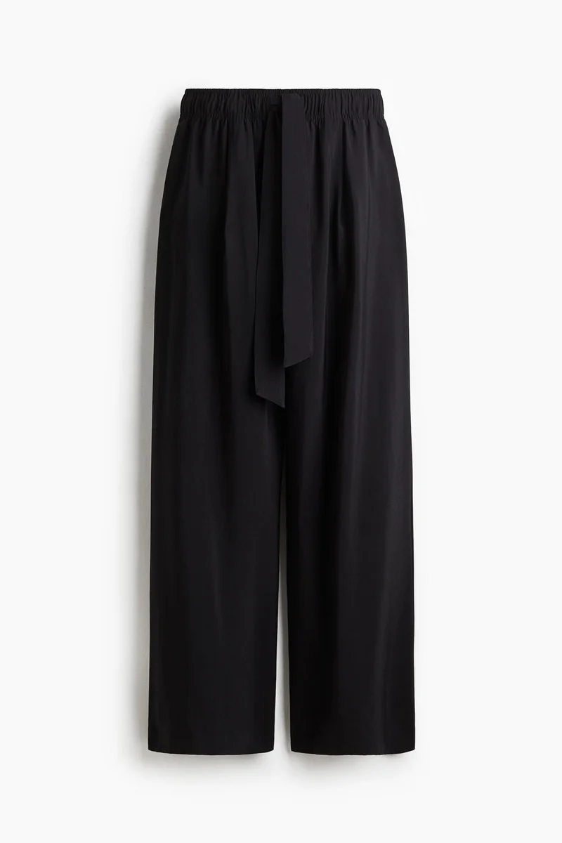 اتش اند ام بنطلون واسع برباط خصر