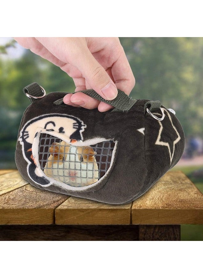 EECOO Portable Breathable Small Animals Hamster Guinea Pig Carrier Bag for Small Pets (S) - Image 4