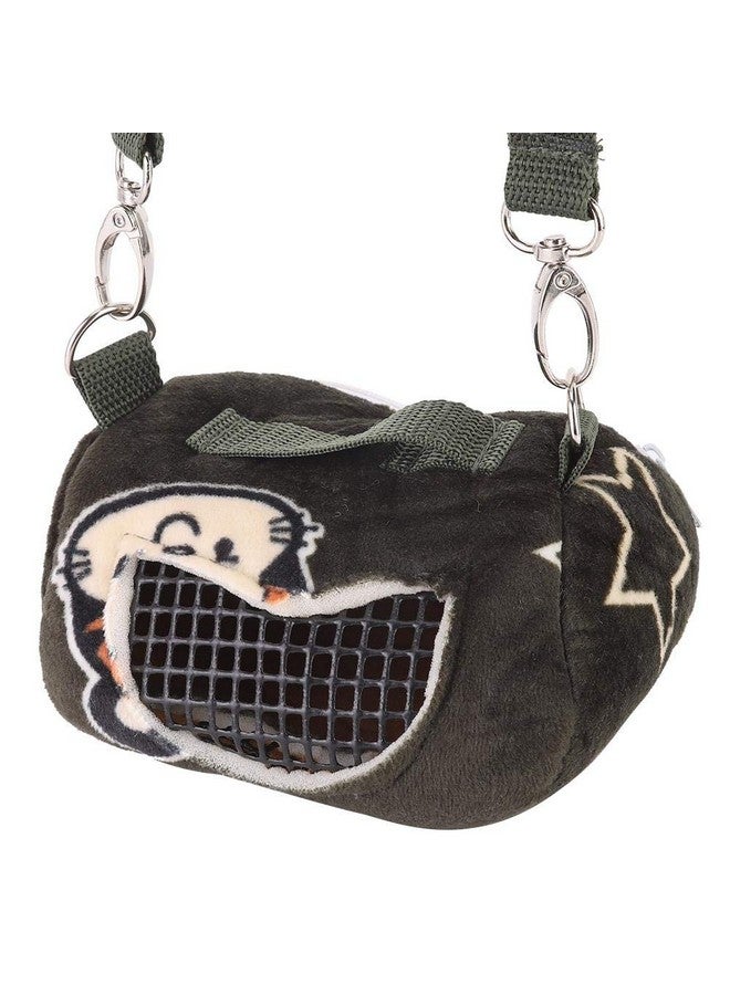 EECOO Portable Breathable Small Animals Hamster Guinea Pig Carrier Bag for Small Pets (S) - Image 1