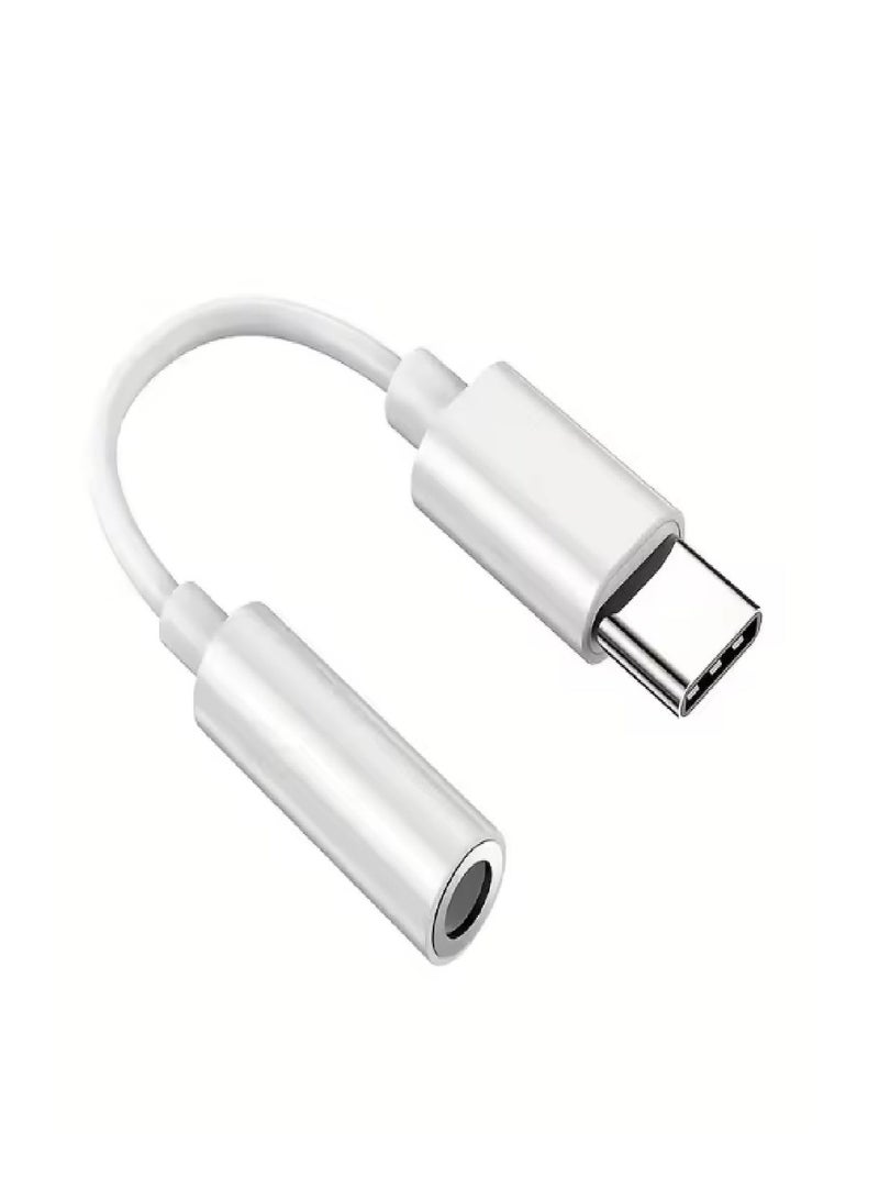 USB-C to 3.5mm Female Audio Adapter – Type-C Digital Chip – Supports High-Fidelity Audio - Image 1