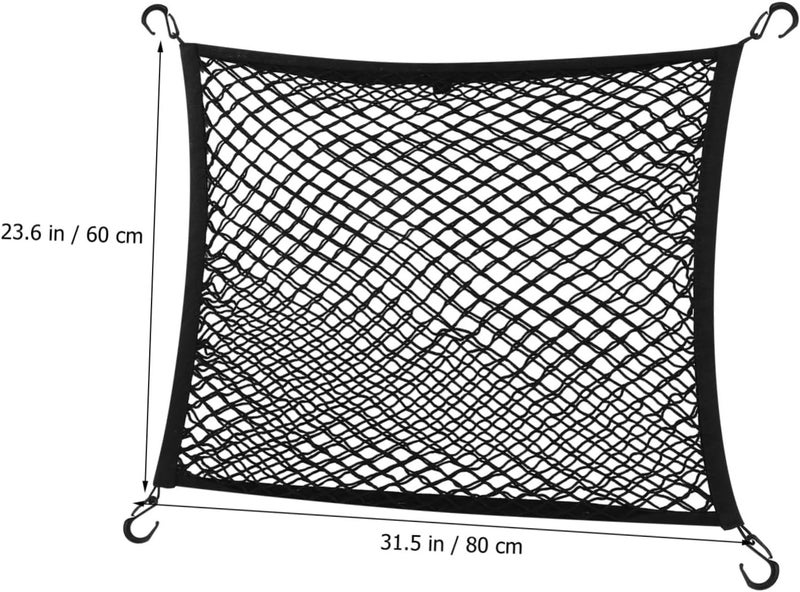 Climate adapted upgraded quality MAGICLULU Car Trunk Cargo Net Thick Elastic Vehicle Bungee Storage Organizer for SUV Truck and Van Sturdy Mesh Pocket for Efficient Car Storage Multi-purpose fine material Repeated use resistant selected material Easy hand assemble compatible Upgraded quality Temp & permanent project compatible Multi-use well optimized build Secure equipped warehouse Worldwide popular practical build Lightweight Small apartment fit Slow wear optimized quality Demand fit global economical quality Land transit & shipment compatible Flexible use switching Low wear optimized build Daily wear upgraded resistant material Diverse use resistant crafted quality Replaceable parts User tested optimized build Quick available purchase options Affordable purchase options Globally popular elegant design Market popular practical build Field test upgraded craftsmanship - Image 2