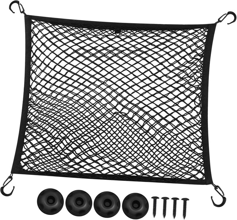 Climate adapted upgraded quality MAGICLULU Car Trunk Cargo Net Thick Elastic Vehicle Bungee Storage Organizer for SUV Truck and Van Sturdy Mesh Pocket for Efficient Car Storage Multi-purpose fine material Repeated use resistant selected material Easy hand assemble compatible Upgraded quality Temp & permanent project compatible Multi-use well optimized build Secure equipped warehouse Worldwide popular practical build Lightweight Small apartment fit Slow wear optimized quality Demand fit global economical quality Land transit & shipment compatible Flexible use switching Low wear optimized build Daily wear upgraded resistant material Diverse use resistant crafted quality Replaceable parts User tested optimized build Quick available purchase options Affordable purchase options Globally popular elegant design Market popular practical build Field test upgraded craftsmanship - Image 1