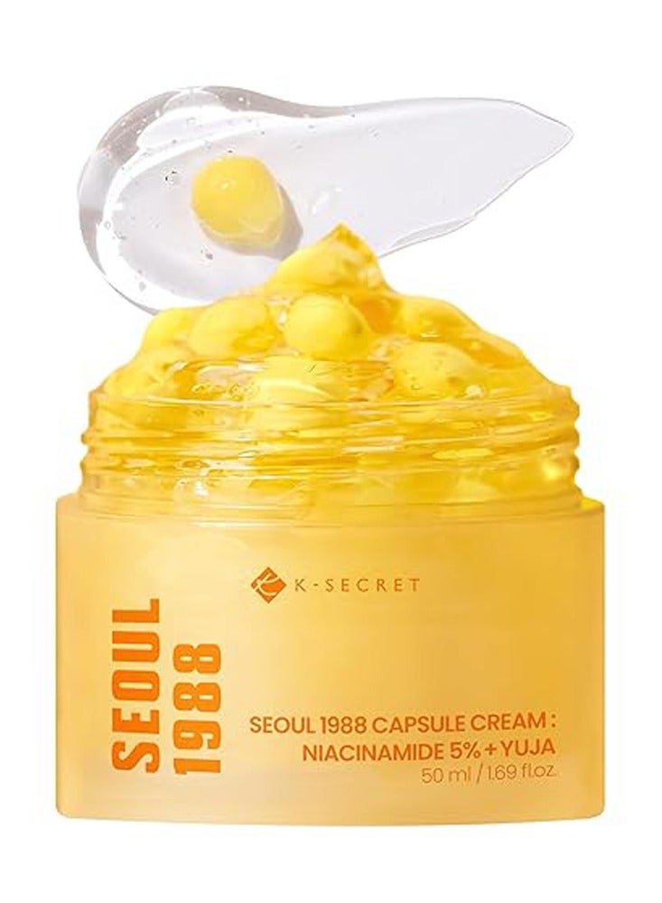 [KSECRET] SEOUL 1988 Capsule Cream : Niacinamide 5% + Yuja 50ml