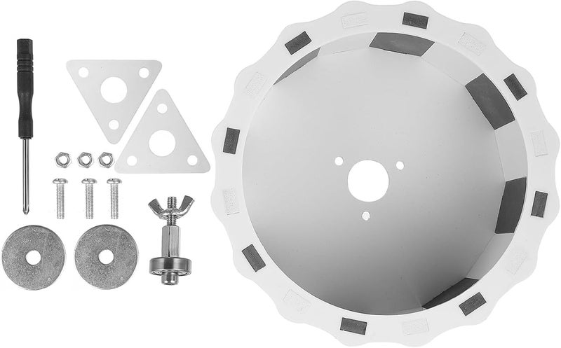 Silent Hamster Exercise Wheel Steel Axle, Medium Quiet Small Animal Jogging Spinner for Hamsters and Chinchillas, Black and White Cage Accessory for Pet Activity - Image 1