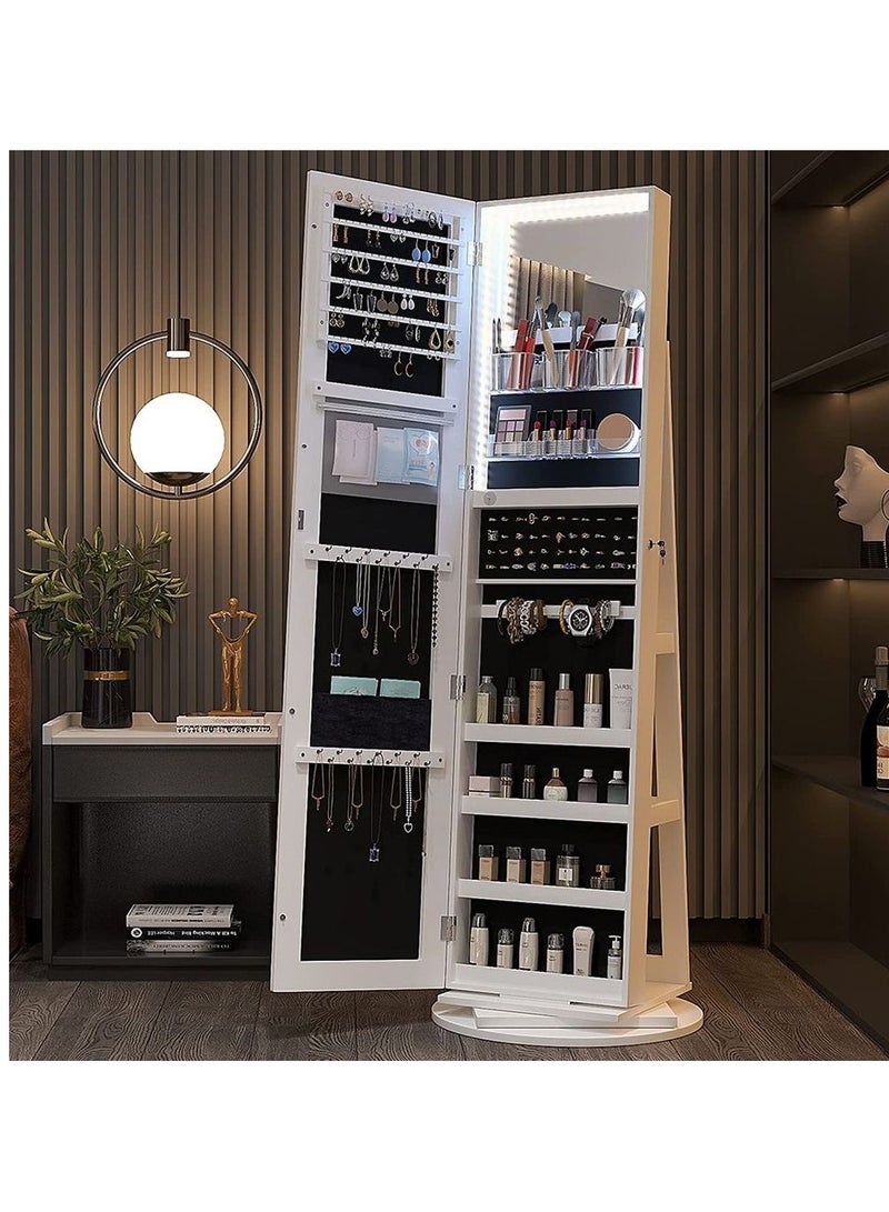 No branded Mirror with lighted jewelry cabinet - Image 1