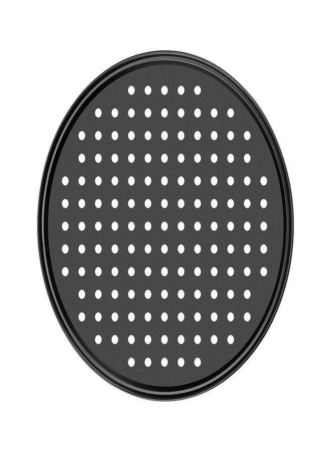 MANCHAP 6 Pack 12.5 Inch Black Pizza Pan with Holes, 32cm Perforated Carbon Steel Pizza Baking Pan, Round Nonstick Pizza Tray for Baking, Kitchen - Image 5