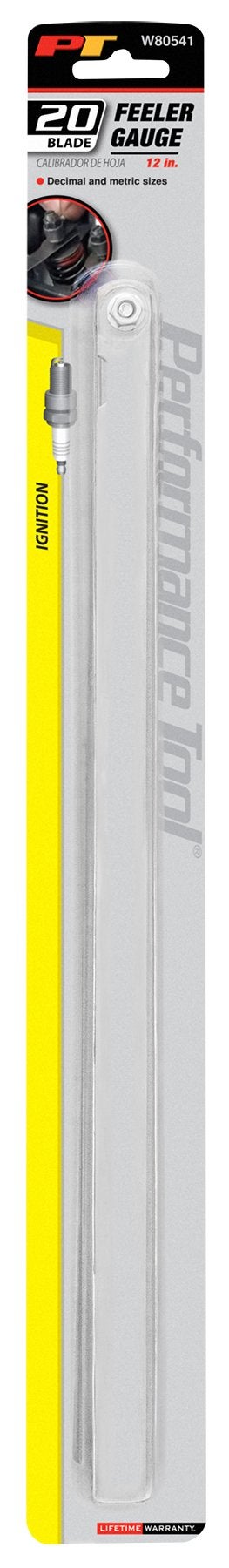 Performance Tool W80541 20-Piece Blade SAE and Metric 12-Inch Extra Long Feeler Blade Set - Image 2