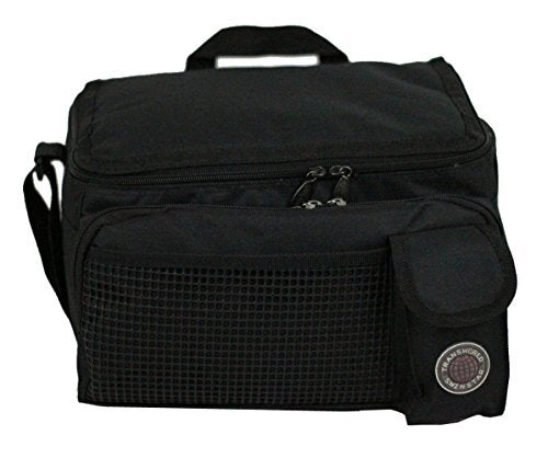 Transworld Durable Deluxe Insulated Lunch Cooler Bag (Many Colors and Size Available) (12"x10"x8 1/2", Black) - Image 4