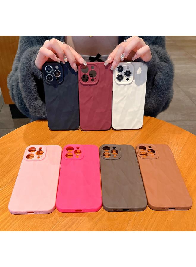 S-TOP Case For iPhone 15 Frosted Wrinkles Texture TPU Phone Case - Image 2