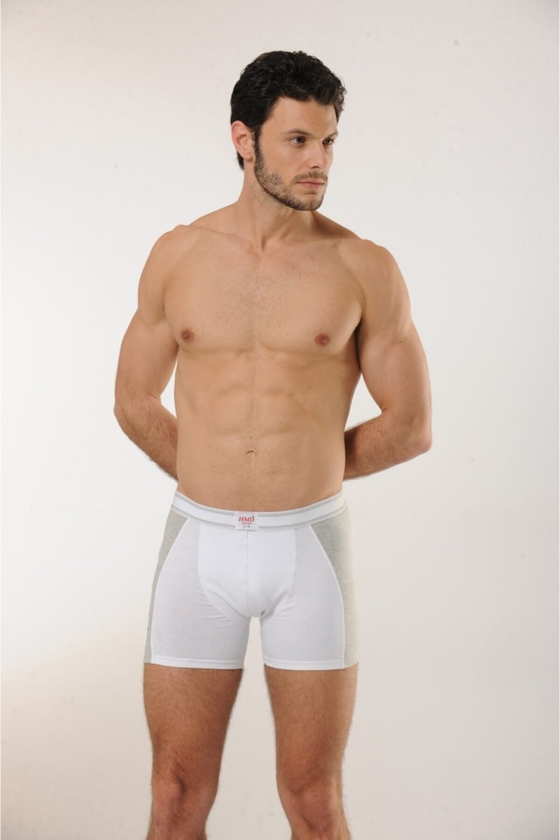 HMD 308 Cotton Lycra Men's Boxer Briefs - White  - Image 2