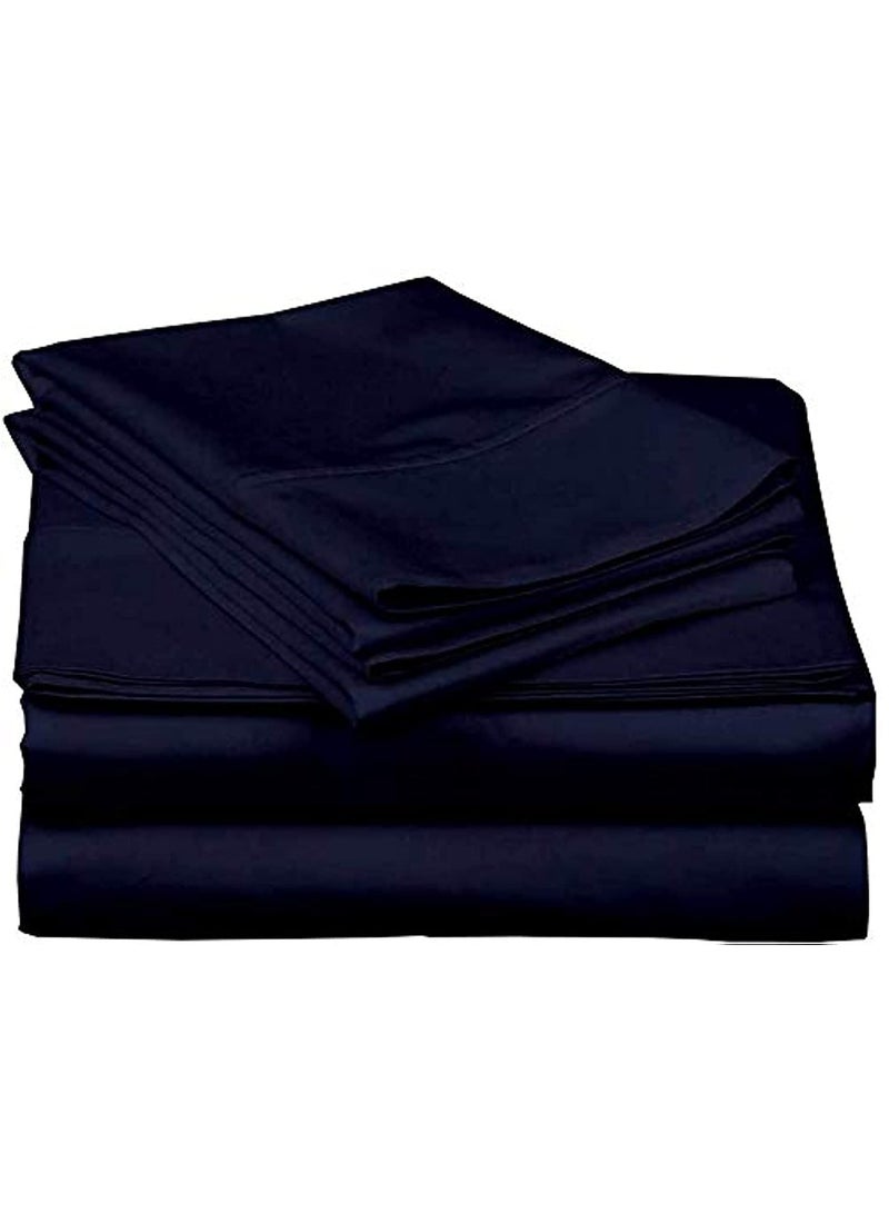 Moro Moro Classic 4-Piece King Bed Sheet Set – Deep Pocket Fitted Sheet & Pillowcases - Image 2