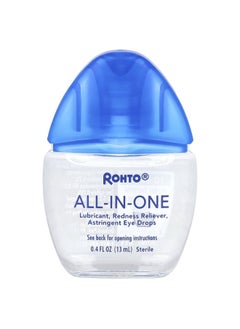 Rohto Rohto, Cooling Eye Drops, All-In-One, 0.4 fl oz (13 ml)  - Image 1