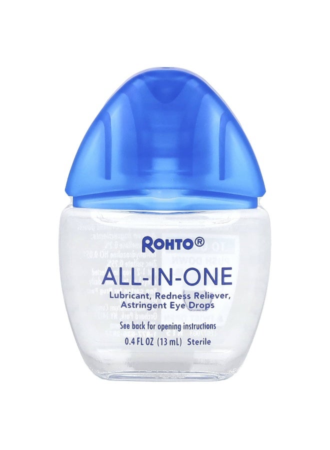 Rohto Rohto, Cooling Eye Drops, All-In-One, 0.4 fl oz (13 ml) - Image 1