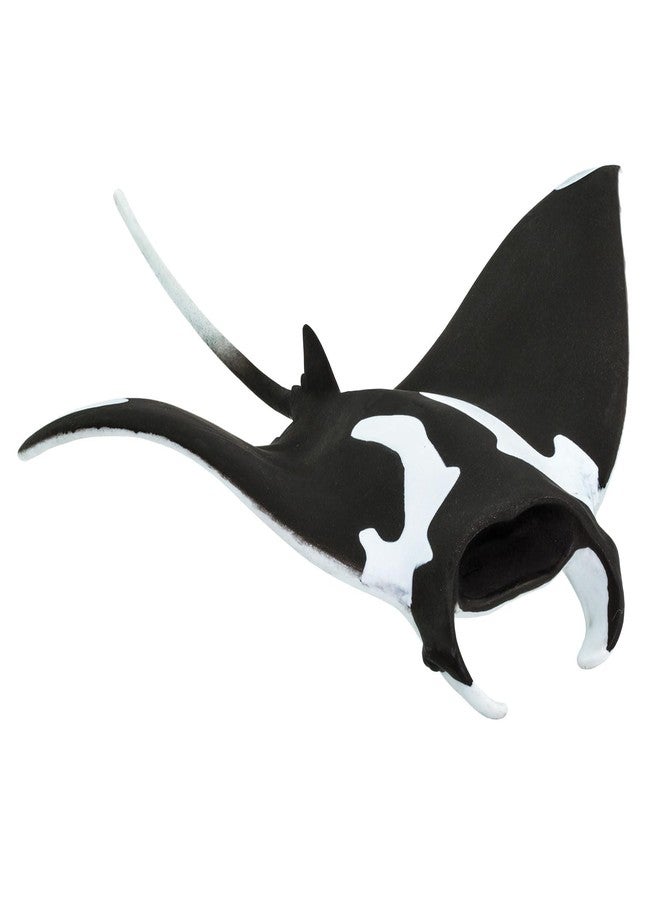 Safari Ltd. Manta Ray Figurine - Hand-Painted, Realistic 5.75" Sea Life Model Figure- Educational Toy for Boys, Girls & Kids Ages 3+ - Image 1