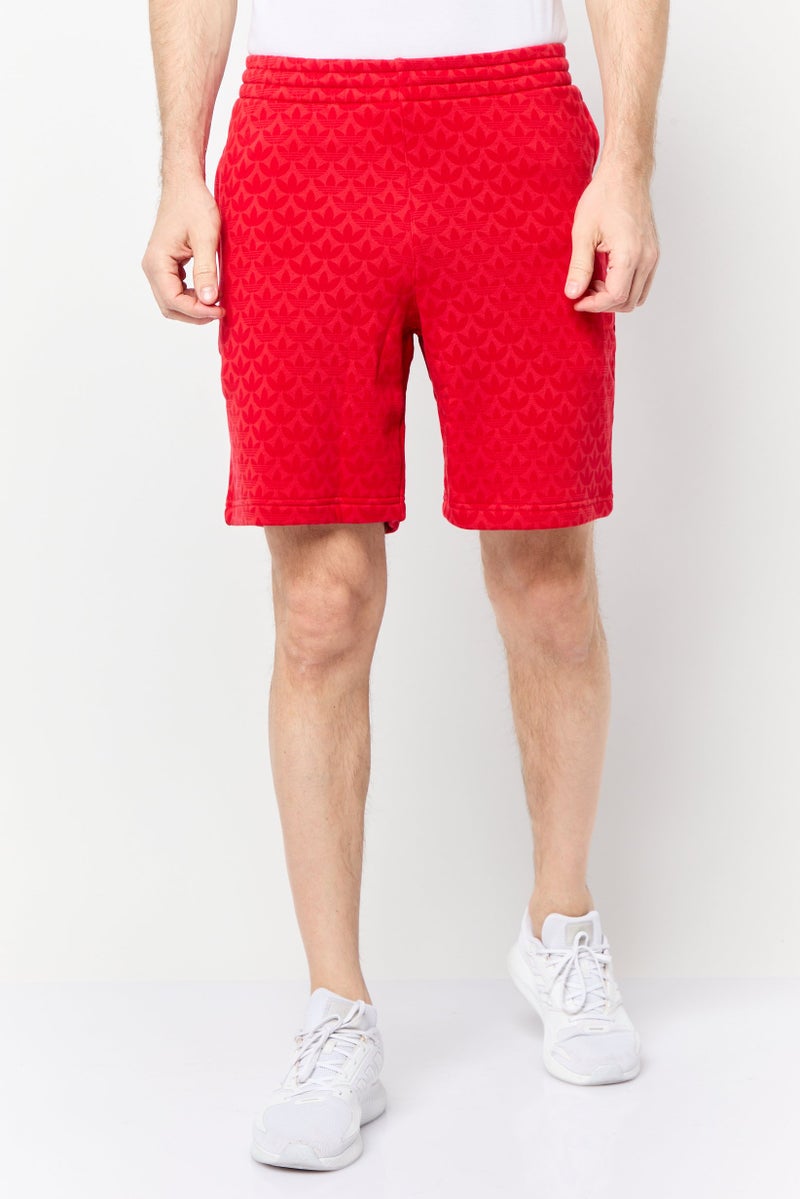 adidas Originals Men Sportswear Fit Training Shorts, Red  - Image 1