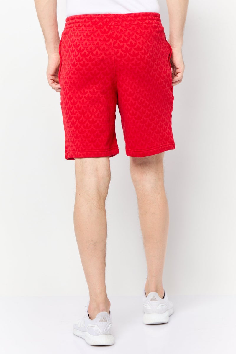 adidas Originals Men Sportswear Fit Training Shorts, Red  - Image 3