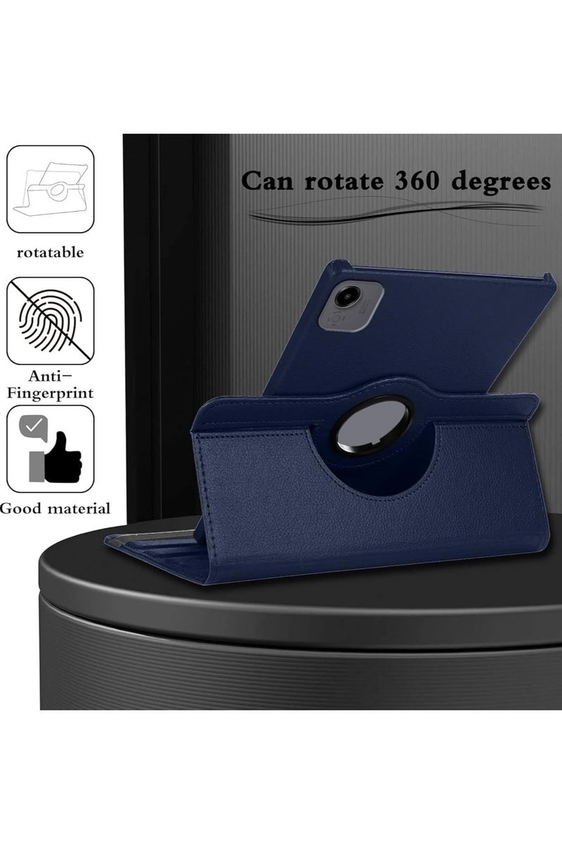 VKL Case Compatible with Honor Pad X9A/Honor Pad X9 Pro Case (11.5" 2025 release) Multifunctional Leather Cover Swivel Unique Stand Anti-Fall Auto Sleep/Wake (Blue) - Image 2