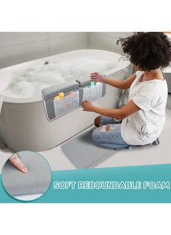 Beyoung Baby Bath Kneeler and Elbow Kneeling Rest Pad Set, Thickened Bathtub Kneeler Pad with Memory Foam and Bath Toys Organizer, Ideal Bath Kneeling Pad for Bathing Baby,Grey - pzsku/ZE9743ED949F5FF412F36Z/45/_/1737030740/d8588d26-d470-4a5e-b2bd-1bd89dd30094