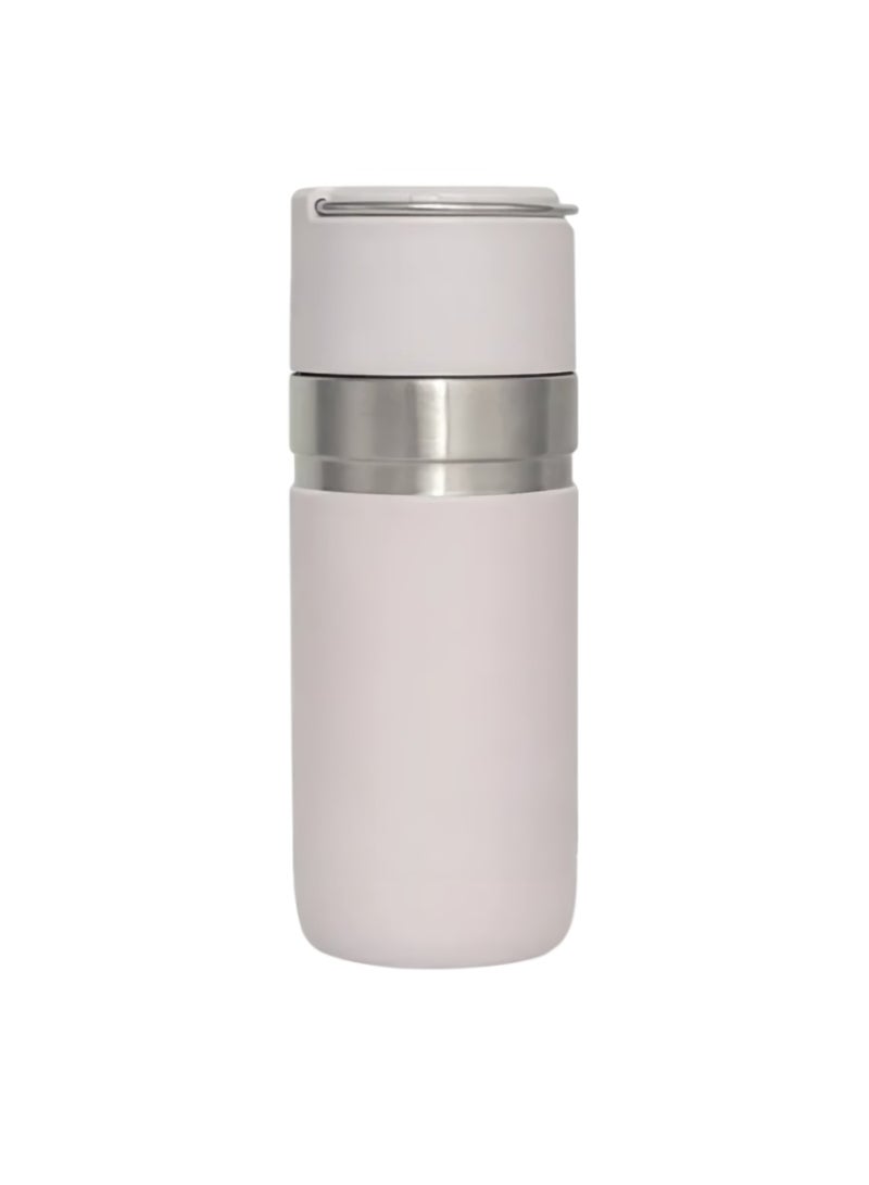 Stanley Thermos Flask, Stainless Steel Coffee Cup, Sturdy And Durable Vacuum Insulated Bottle, Portable Durable Travel Mug For Coffee, Tea, Water, (1pc, Light Pink) - Image 1