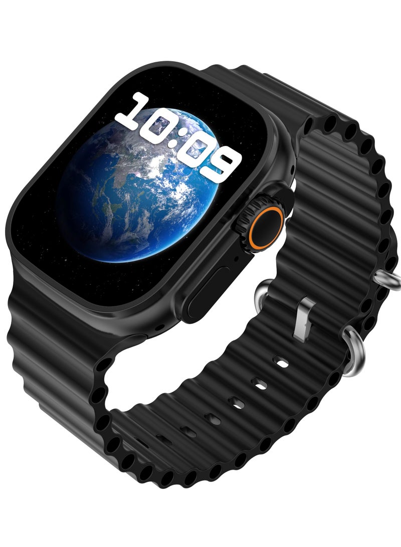 AROAQ T900 Ultra 2 GS Big 2.3 Infinite Display Series 9 Super Fast Ultra Smartwatch Black - Image 4