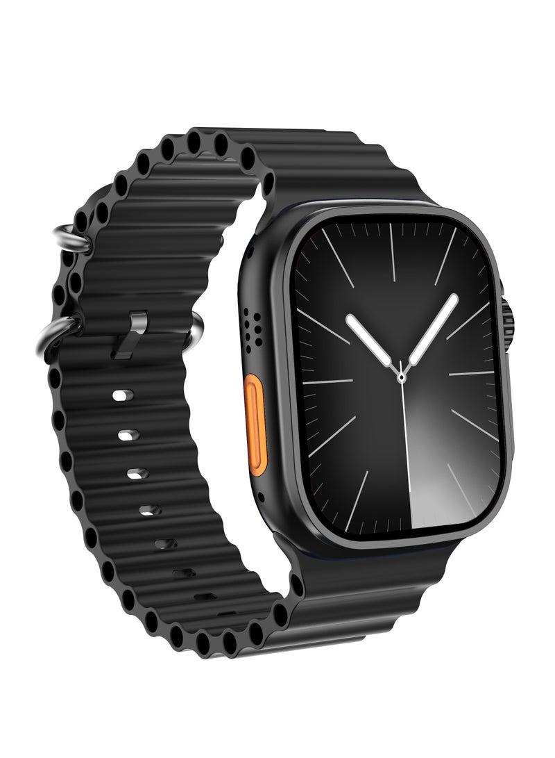 AROAQ T900 Ultra 2 GS Big 2.3 Infinite Display Series 9 Super Fast Ultra Smartwatch Black - Image 1