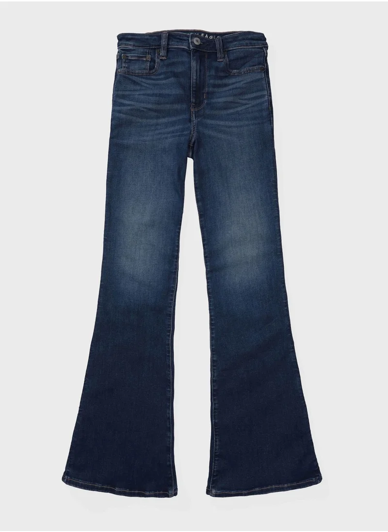 American Eagle Flared High Waist Jeans