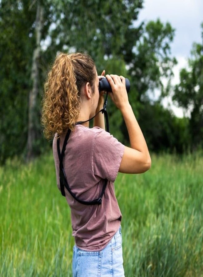 أوب/تيك يو إس ايه حزام كاميرا/منظار OP/TECH USA مع آلية فك سريعة - حزام كاميرا مزدوج وحزام كتف - حزام كاميرا DSLR - حزام منظار للمشي لمسافات طويلة - نسيج، أسود - صنع في الولايات المتحدة الأمريكية - Image 5