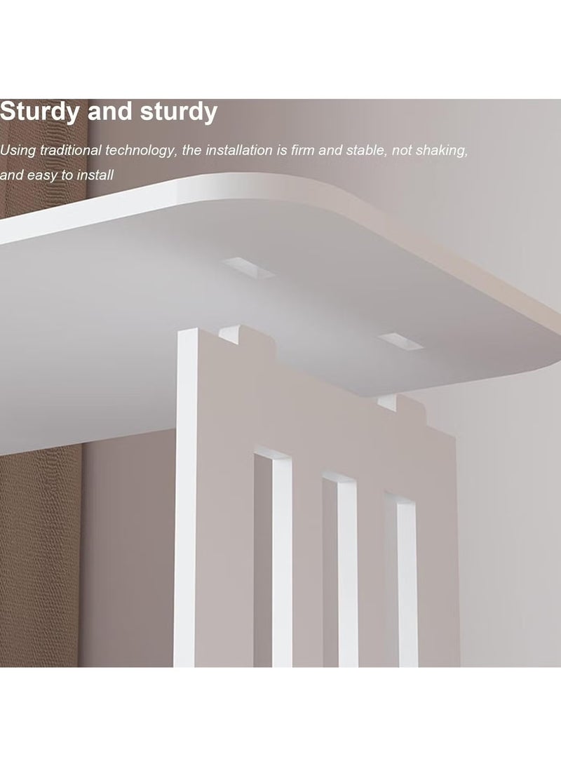 Hihonor 3-Tier Wooden Night Stand 12.6x8.7x15.8in - Modern Minimalist Rectangular Side Table | End Table for Bedside, Living Room, Bathroom - Image 3