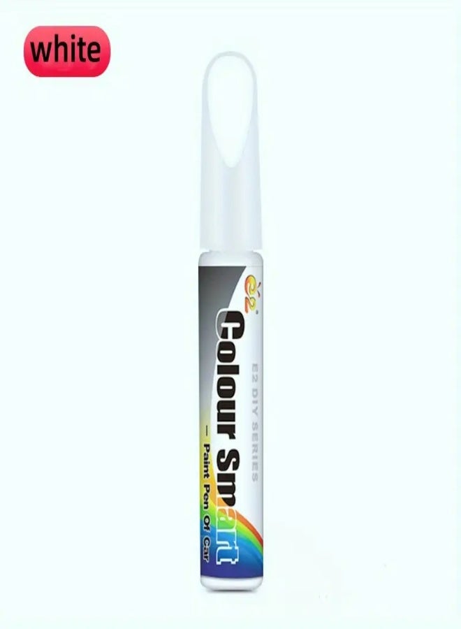 AROAQ Quick Fix Car Paint Scratch Repair Pen – 12ML Touch-Up Pen with Durable ABS Material for Automotive Paint Chips & Surface Scratches , White - Image 1
