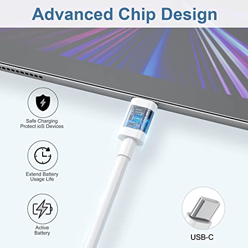 FUPYWP USB C to USB C Charging Cable for Apple, 6ft 60W 3Pack, USBC/Type C to Type C Fast Charger Cord Compatible for iPhone 17/17 Pro Max/17 Air, iPhone 16/16 Pro/16 Pro Max, iPad Pro/Air 5, MacBook - Image 5