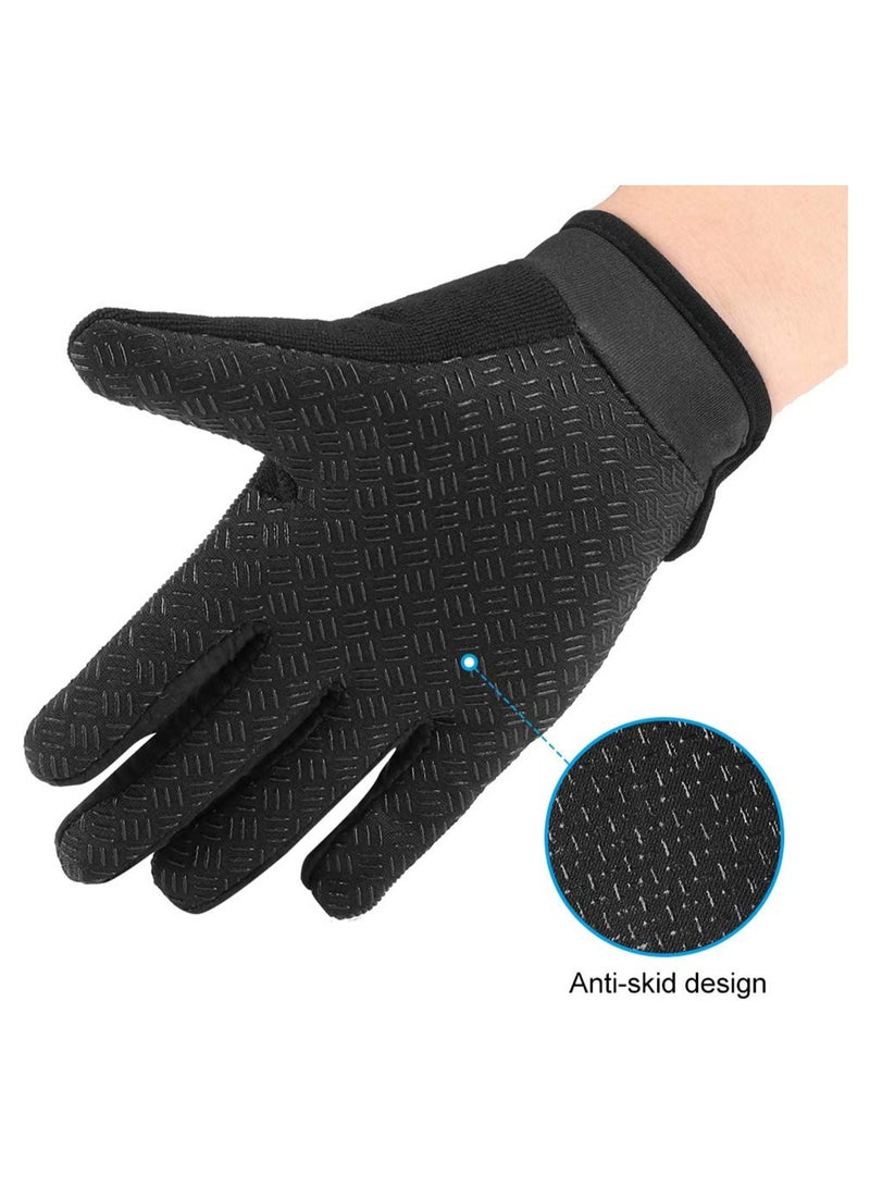 SYOSI قفازات ركوب الدراجات للأطفال، قفازات صيد للأطفال، قفازات رياضية للأولاد والبنات من سن 4 إلى 10 سنوات، قفازات كاملة الأصابع قابلة للتنفس وغير قابلة للانزلاق لركوب الدراجات والتسلق والرياضات الخارجية - Image 5