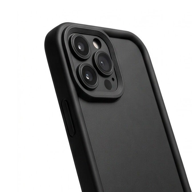 Fashion Silicone Protective Case Compatible with iPhone 14 Pro Max Soft TPU Back Cover Shockproof Black - Image 3