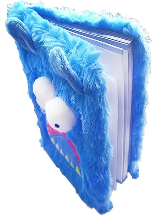 Artlantis Plush Notebook Cute Monster 1 Piece Plush Animal Figure Souvenir Daily Line Notebook Blue Feather Gift  - Image 4