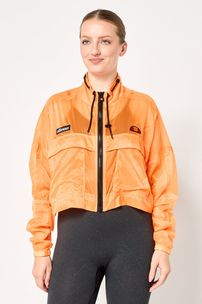 Ellesse Women Sportswear Fit Long Sleeve Training Jacket, Orange - Image 1