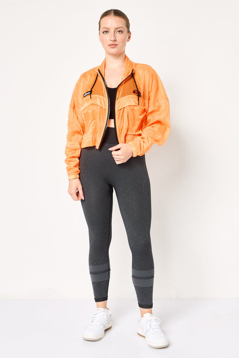 Ellesse Women Sportswear Fit Long Sleeve Training Jacket, Orange - Image 3
