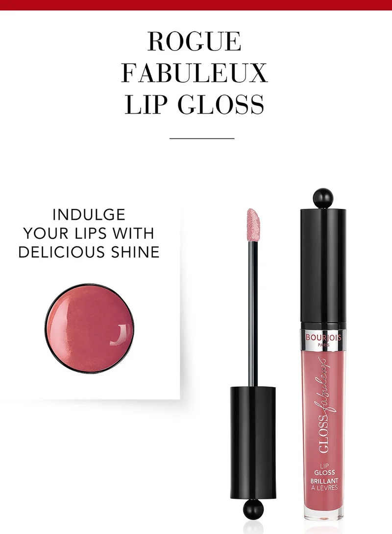 BOURJOIS PARIS Bourjois Rouge Fabuleux Gloss - 09 - Mauvie Star, 2.4G
