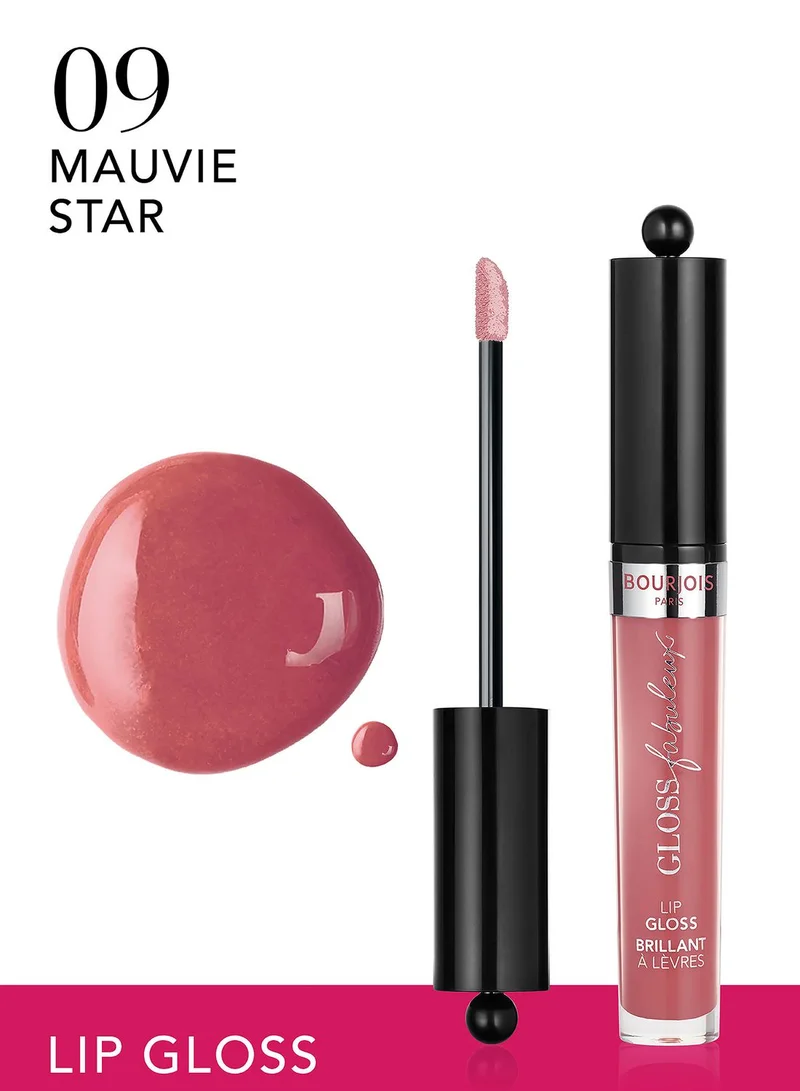 BOURJOIS PARIS Bourjois Rouge Fabuleux Gloss - 09 - Mauvie Star, 2.4G