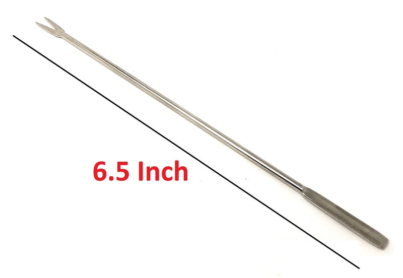 Bridge2shopping Stainless Steel Crab Cutter Tool with Seafood Fork/Pick, Silver - Image 4