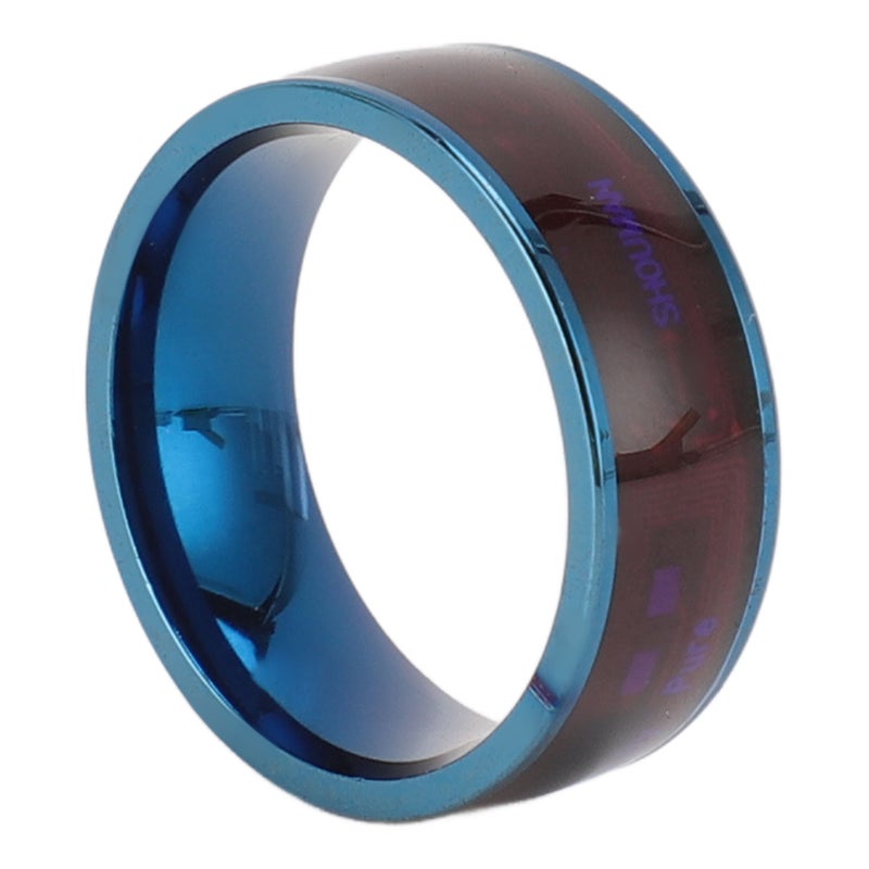 Nfc Smart Ring: Blue 3.94in Ultra Light Design - Multi Functional Smart Ring for Daily Use, Smartphone Users And Gift Recipients - Image 5